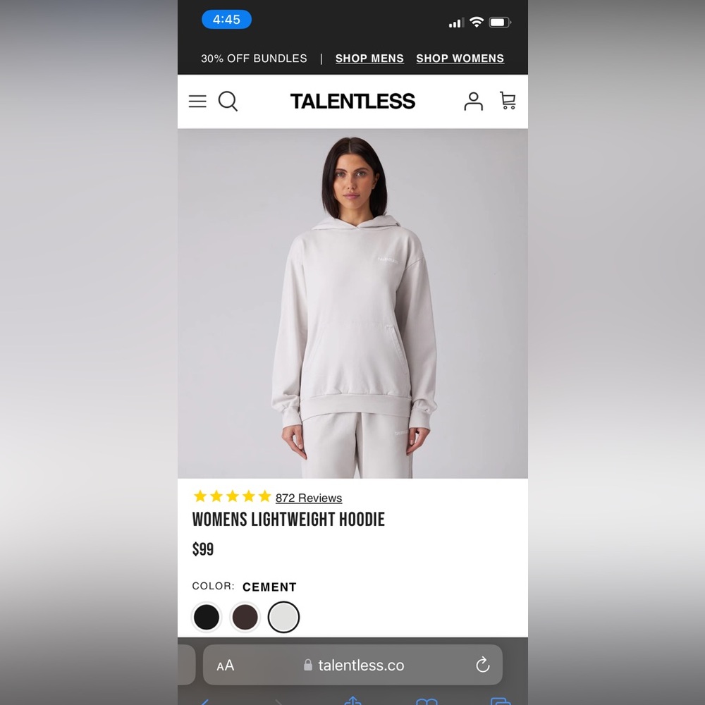 Essentials By Talentless Oversized Sweatshirt Siz… - image 1